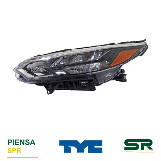 FARO IZQUIERDO LED NEGRO NISSAN FILO SENTRA 2024-2025 TYC