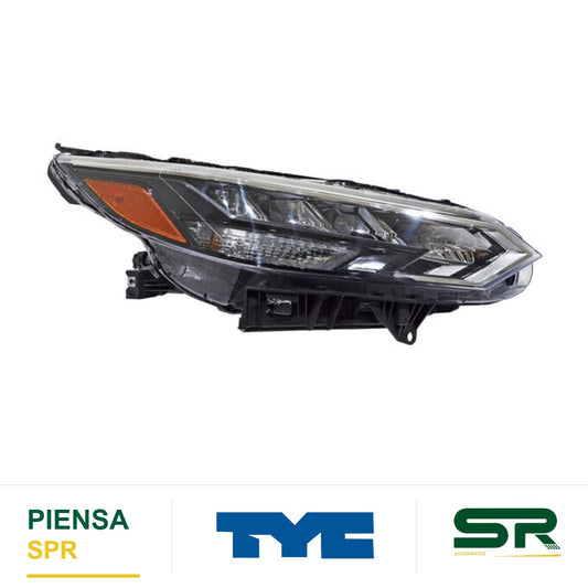 FARO DERECHO LED NEGRO NISSAN FILO SENTRA 2024-2025 TYC
