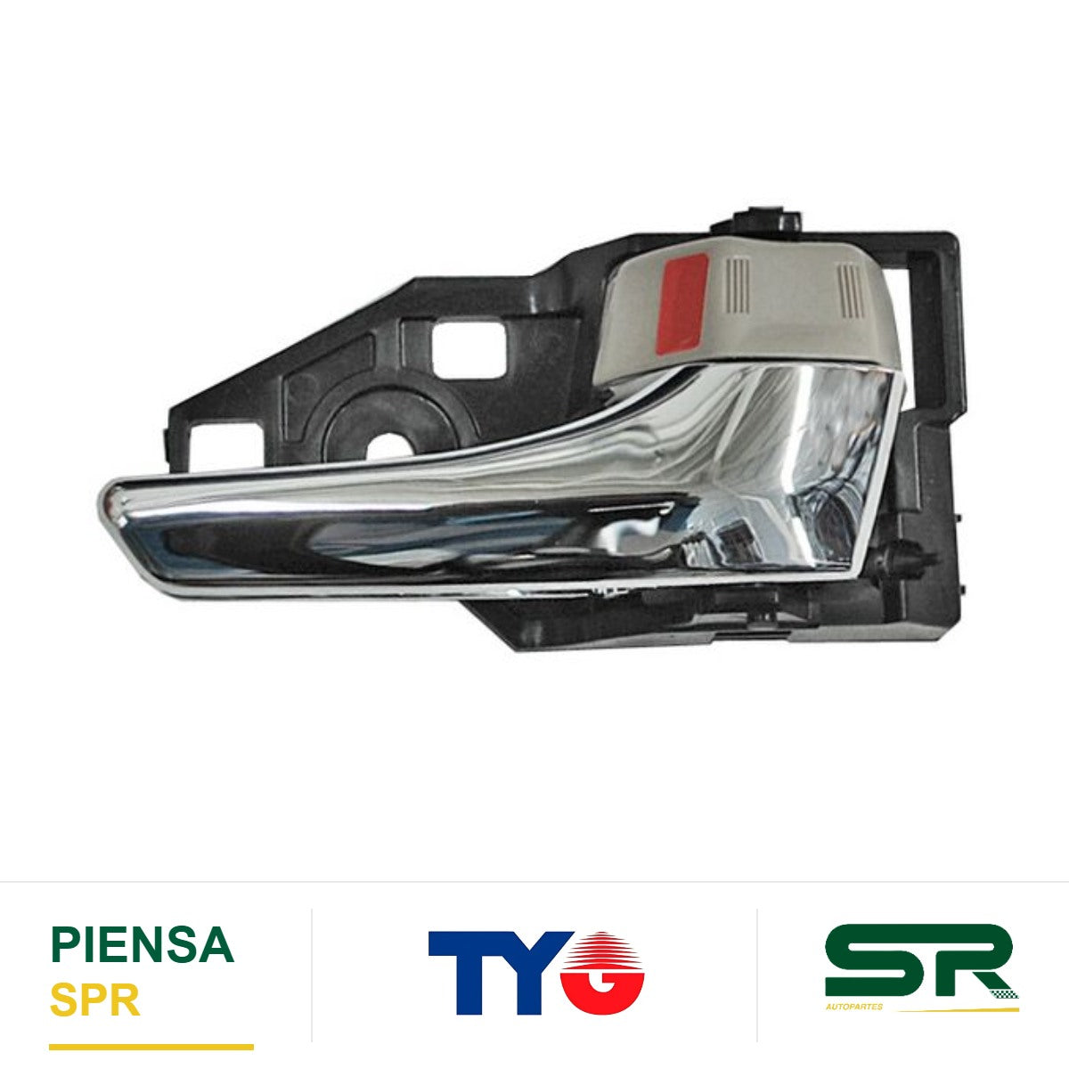 MANIJA INTERIOR DELANTERA DERECHA CROMADA BEIGE PLÁSTICO TOYOTA SIENNA 2011-2015 TYG