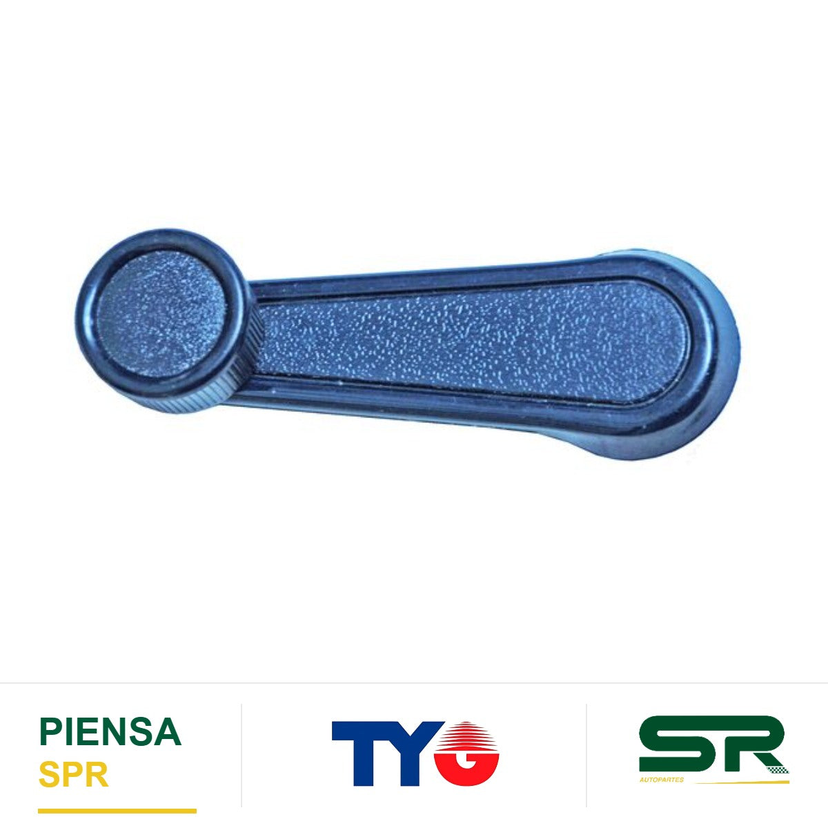 MANIJA ELEVADOR CRISTAL ELEVADOR DE CRISTAL PLÁSTICO TOYOTA PICKUP 1979-1995 AZUL C / BASE TYG