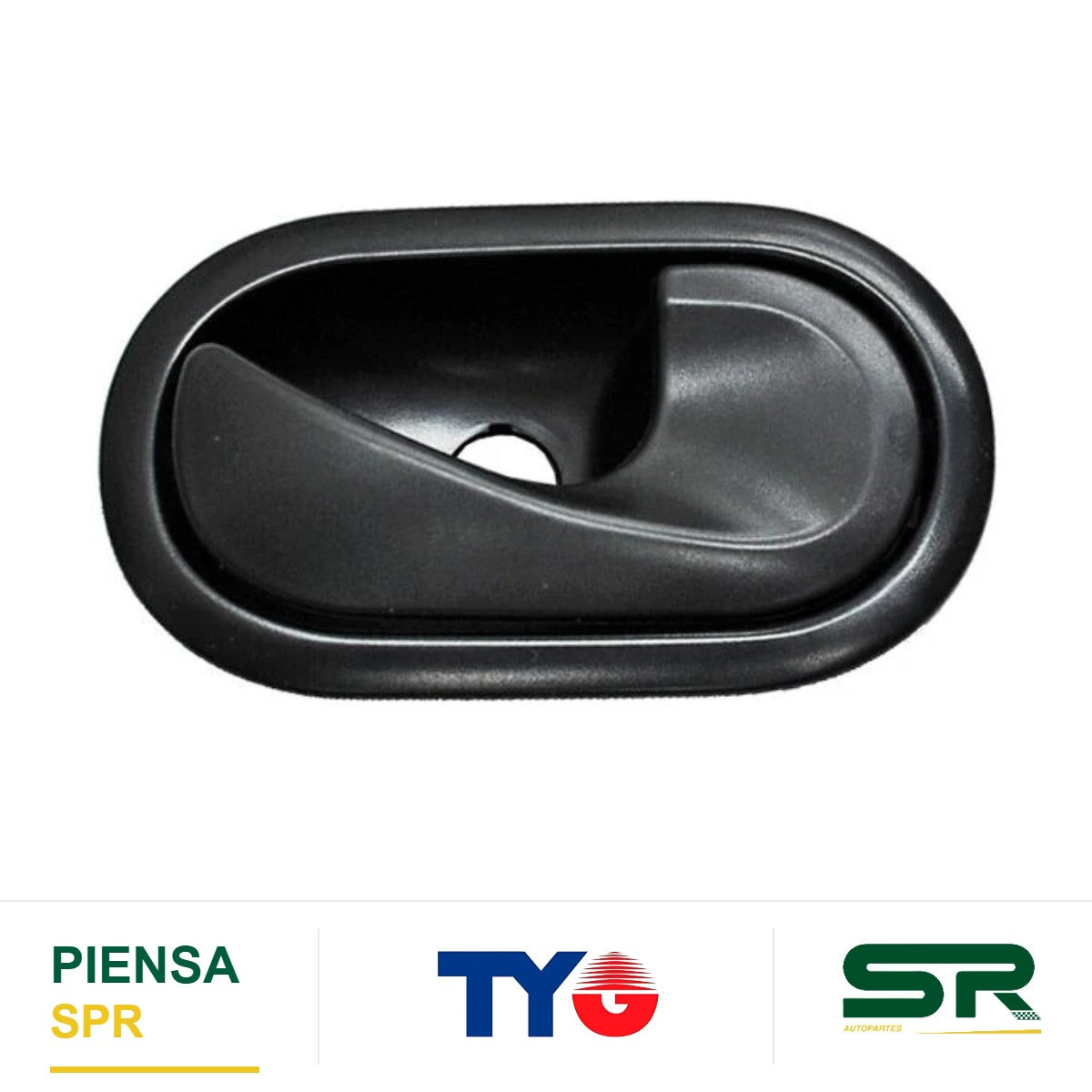 MANIJA INTERIOR DELANTERA DERECHA NEGRA PLÁSTICO RENAULT EURO CLIO 2007-2012 / SANDERO / STEPWAY 2010-2014 / TRAS TYG