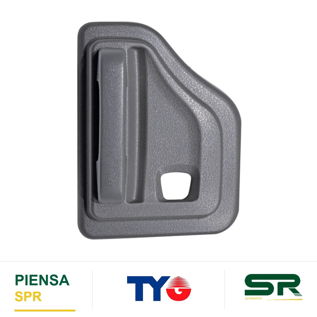 MANIJA INTERIOR DERECHA CON HOYO GRIS PLÁSTICO NISSAN URVAN 2014-2024 PARA SEGURO CORRUGADA PUERTA CORREDIZA TYG
