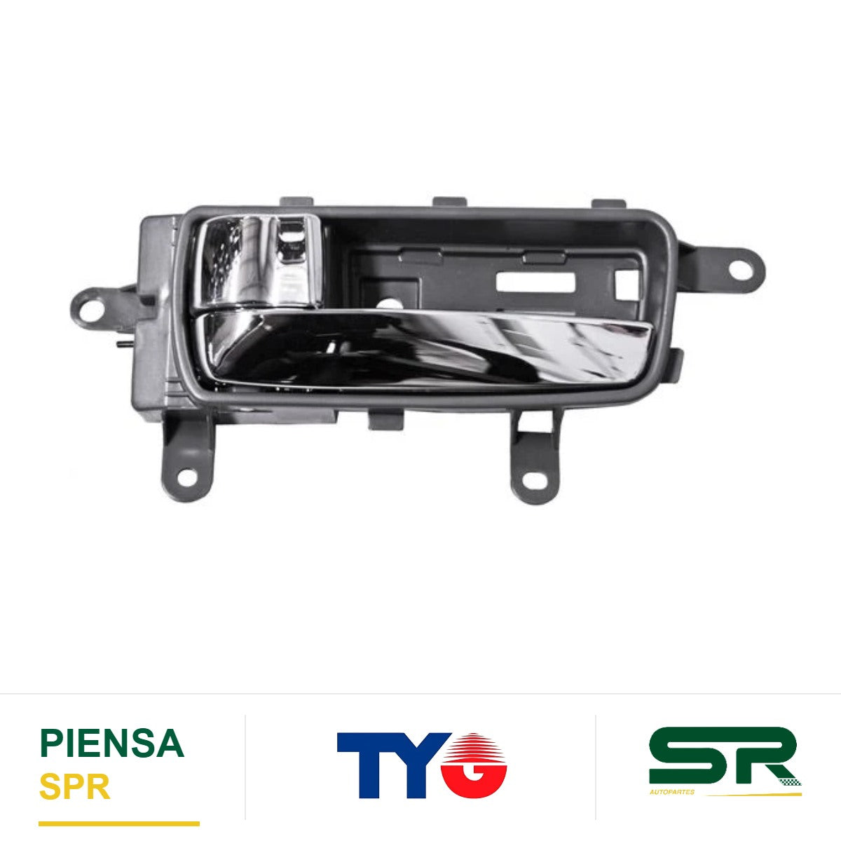 MANIJA INTERIOR DELANTERA IZQUIERDA CROMADA GRIS PLÁSTICO NISSAN SENTRA 2007-2012 / / TRAS TYG