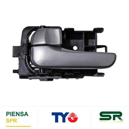 MANIJA INTERIOR DELANTERA IZQUIERDA PLATA PLÁSTICO NISSAN SENTRA 2004-2006 / TRAS TYG