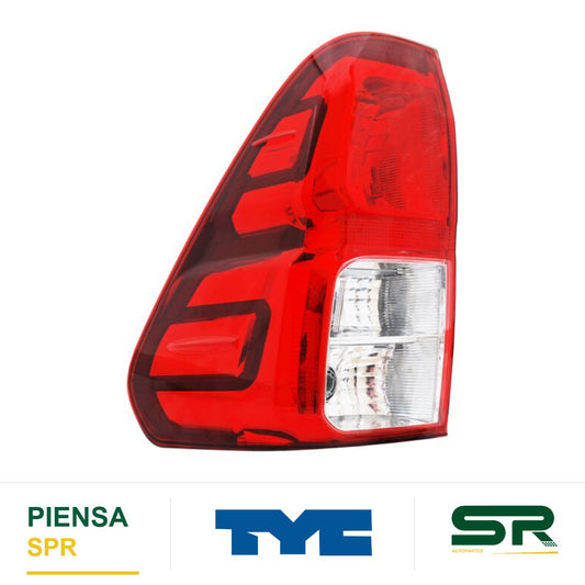 CALAVERA IZQUIERDA CON ARNÉS CLARA TOYOTA HILUX 2016-2025 TYC
