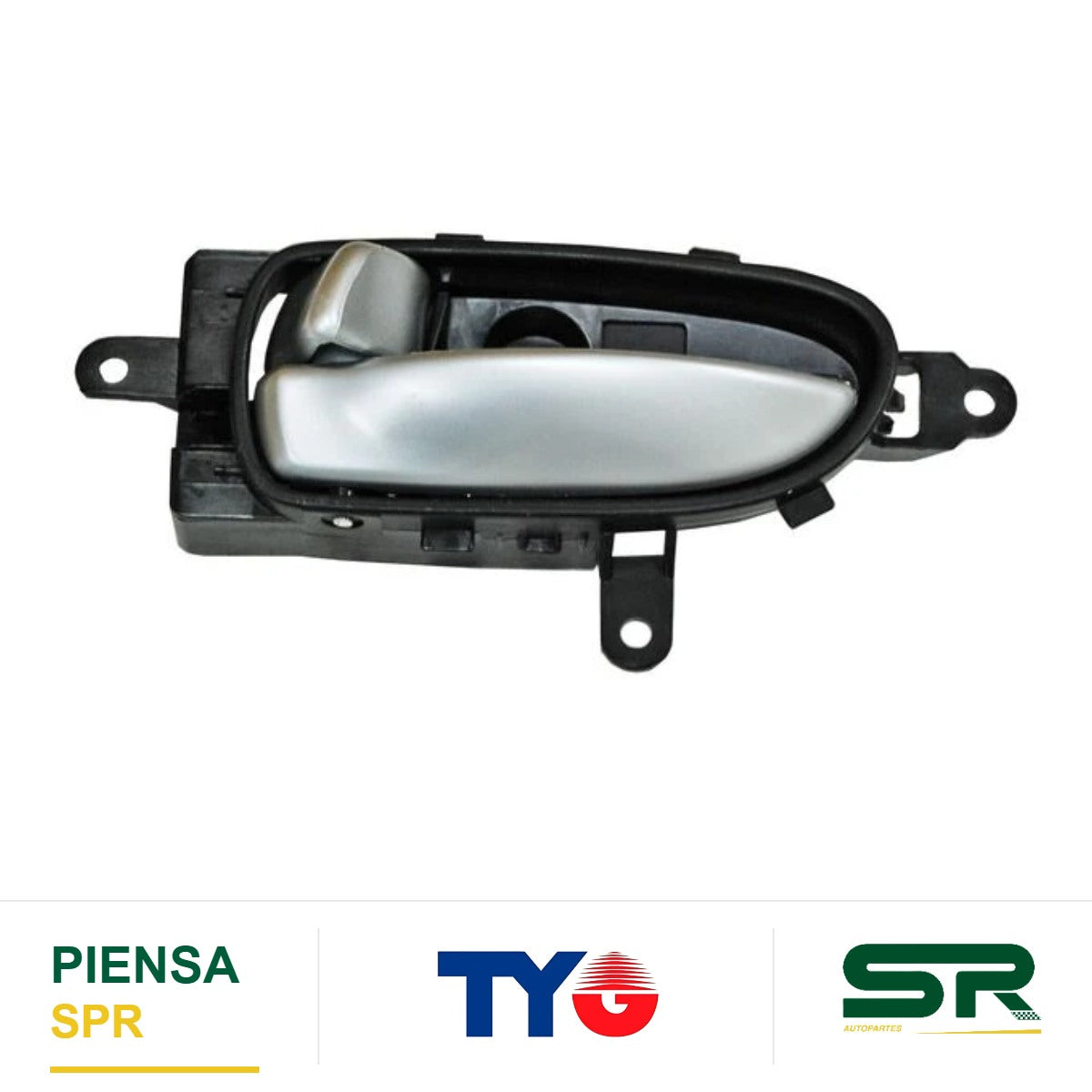 MANIJA INTERIOR DELANTERA IZQUIERDA NEGRA PLATA PLÁSTICO NISSAN MAXIMA 2009-2014 / / TRAS TYG