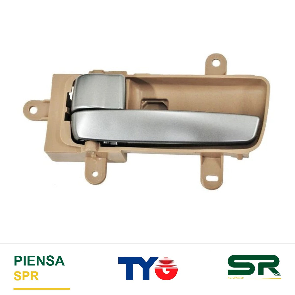 MANIJA INTERIOR DELANTERA IZQUIERDA BEIGE PLATA PLÁSTICO NISSAN MAXIMA 2004-2005 / / TRAS TYG