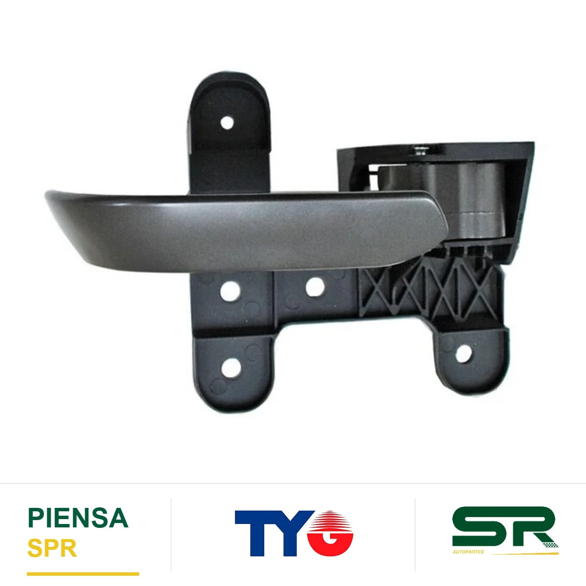 MANIJA INTERIOR DELANTERA IZQUIERDA GRIS PLÁSTICO NISSAN ARMADA / TITAN 2004-2015 OSCURO / TRAS TYG