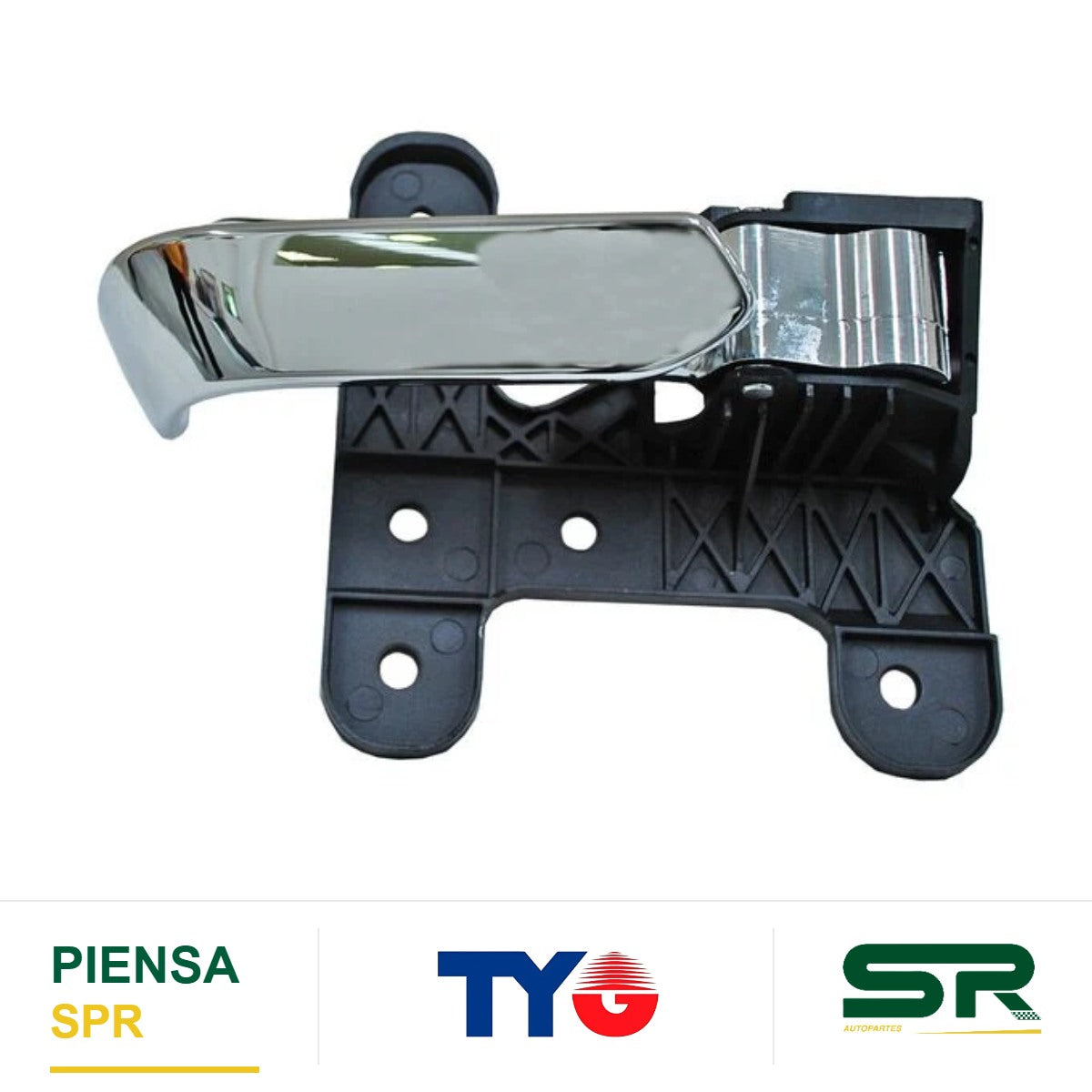 MANIJA INTERIOR DELANTERA IZQUIERDA CROMADA PLÁSTICO NISSAN ARMADA / TITAN 2004-2015 / TRAS TYG