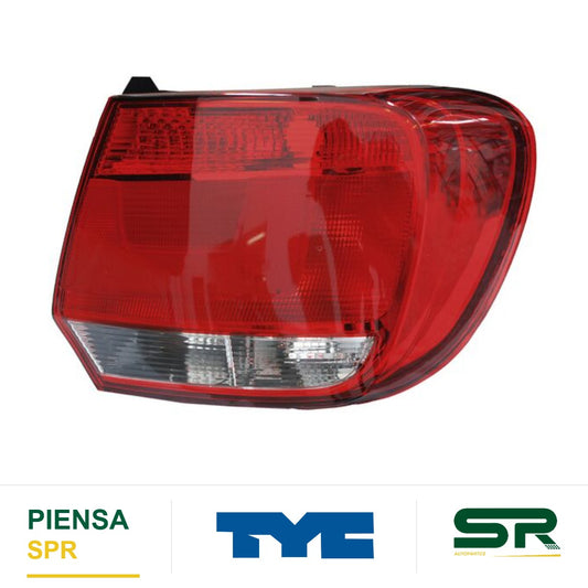 CALAVERA DERECHA 5 PUERTAS SIN ARNÉS CLARA VOLKSWAGEN GOL 2013-2016 TYC