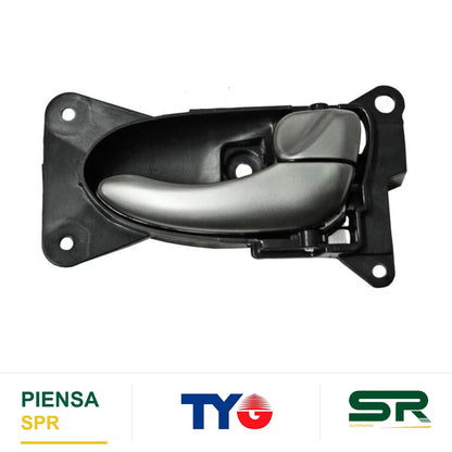 MANIJA INTERIOR DELANTERA DERECHA PLATA PLÁSTICO NISSAN ALTIMA 2002-2005 NEGRO / / TRAS TYG