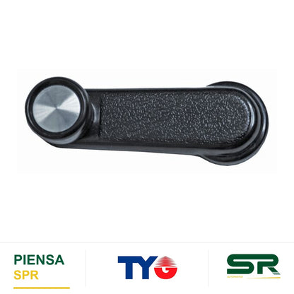 MANIJA ELEVADOR CRISTAL ELEVADOR DE CRISTAL CROMADA PLÁSTICO NISSAN TSURU II 1988-1991 NEGRO C TYG