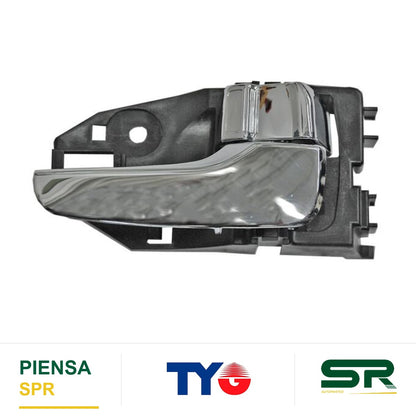 MANIJA INTERIOR DELANTERA DERECHA CROMADA PLÁSTICO MITSUBISHI LANCER 2003-2007 / OUTLANDER 2003-2006 / TRAS TYG