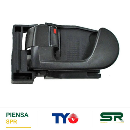 MANIJA INTERIOR DELANTERA IZQUIERDA NEGRA PLÁSTICO MITSUBISHI GALANT 2004-2010 / MONTERO 2007-2015 / TRAS TYG