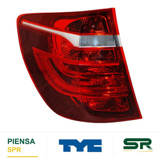 CALAVERA IZQUIERDA SIN ARNÉS ROJO/BLANCO BMW ÁMBAR X3 2011-2017 TYC