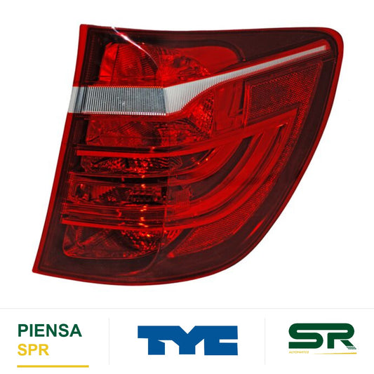 CALAVERA DERECHA CON ARNÉS ROJO/BLANCO BMW X3 2011-2017 TYC