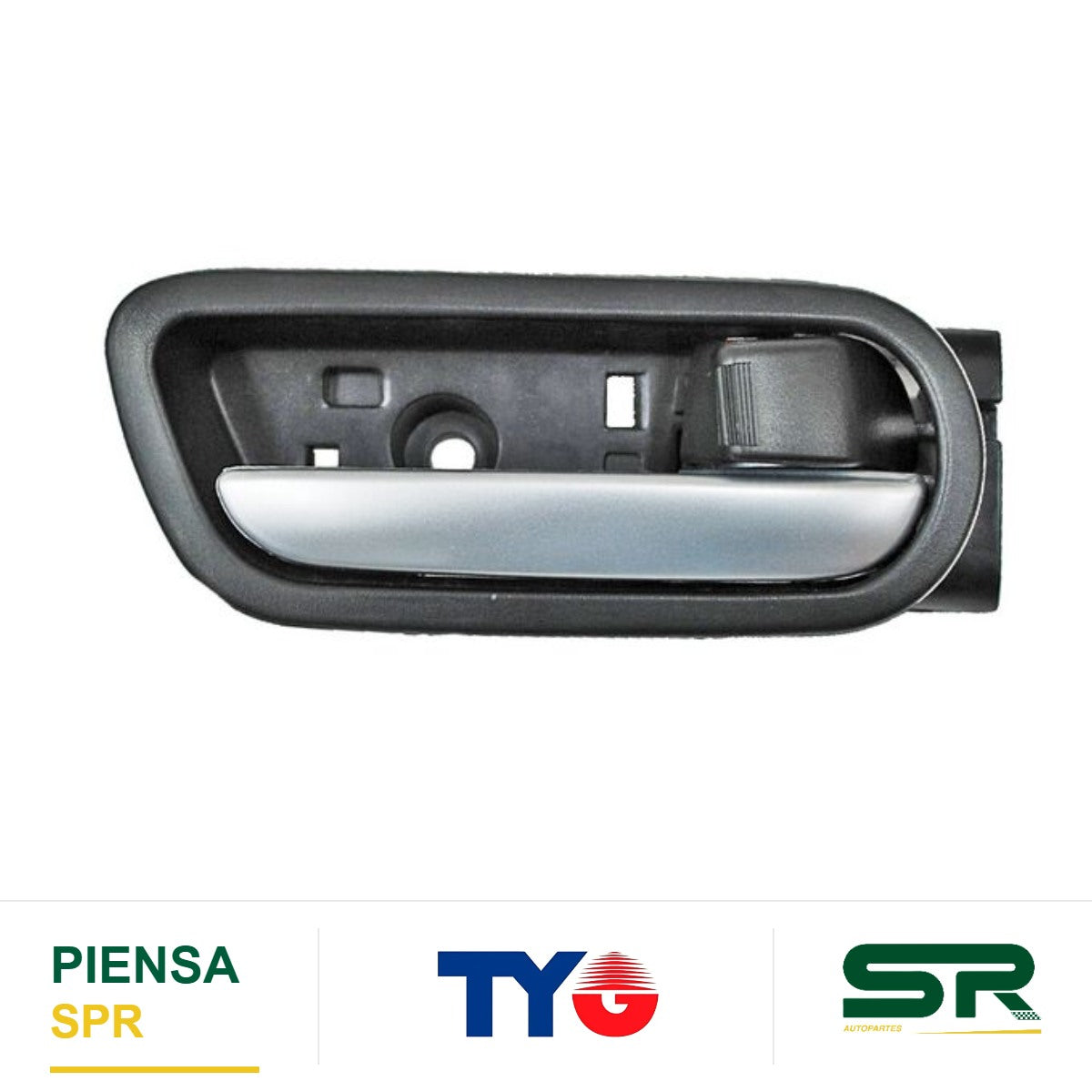 MANIJA INTERIOR TRASERA DERECHA NEGRA PLATA PLÁSTICO MAZDA CX-9 2007-2015 TYG