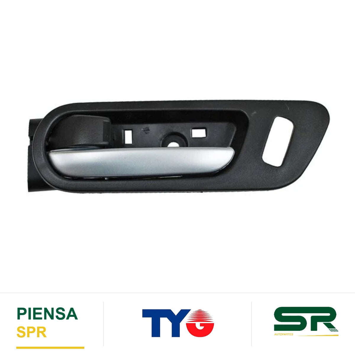 MANIJA INTERIOR DELANTERA IZQUIERDA NEGRA PLATA PLÁSTICO MAZDA CX-9 2007-2015 TYG