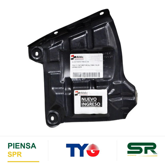TOLVA INFERIOR MOTOR DERECHA NISSAN ALTIMA 2019-2023 TYG