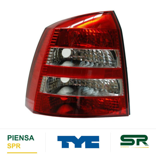 CALAVERA IZQUIERDA 5 PUERTAS SIN ARNÉS CLARA ROJO/BLANCO CHEVROLET 3/ ASTRA 2004-2006 TYC