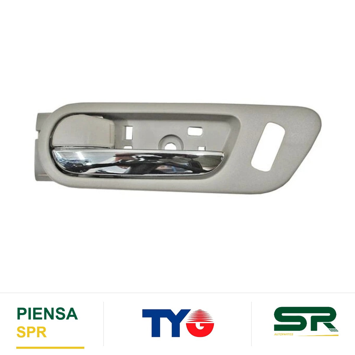 MANIJA INTERIOR DELANTERA IZQUIERDA CROMADA BEIGE PLÁSTICO MAZDA 6 2009-2013 TYG