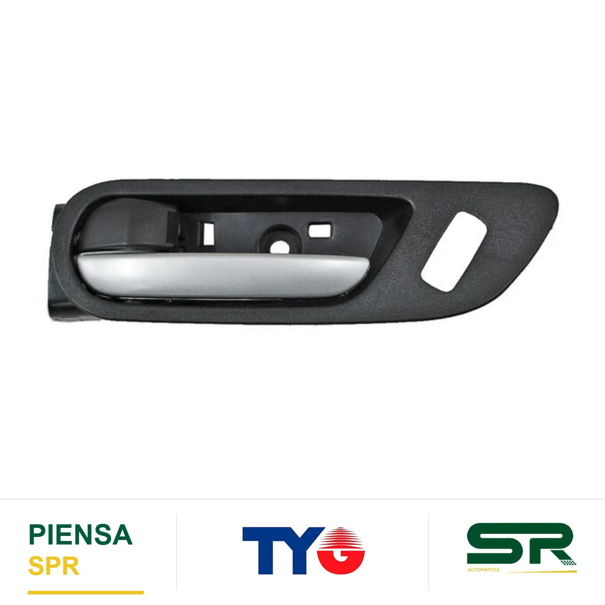 MANIJA INTERIOR DELANTERA IZQUIERDA NEGRA PLATA PLÁSTICO MAZDA 3 2010-2013 / / TRAS TYG
