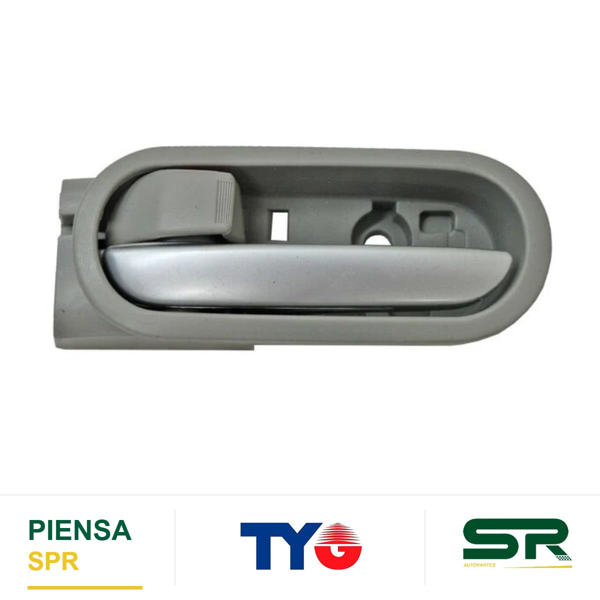 MANIJA INTERIOR DELANTERA IZQUIERDA GRIS PLATA PLÁSTICO MAZDA 2 2012-2015 / USA 2011-2014 / / TRAS TYG