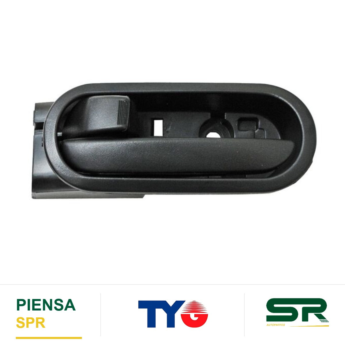MANIJA INTERIOR DELANTERA IZQUIERDA PLÁSTICO MAZDA 2 2012-2015 / USA 2011-2014 / TRAS CORRUGADA TYG