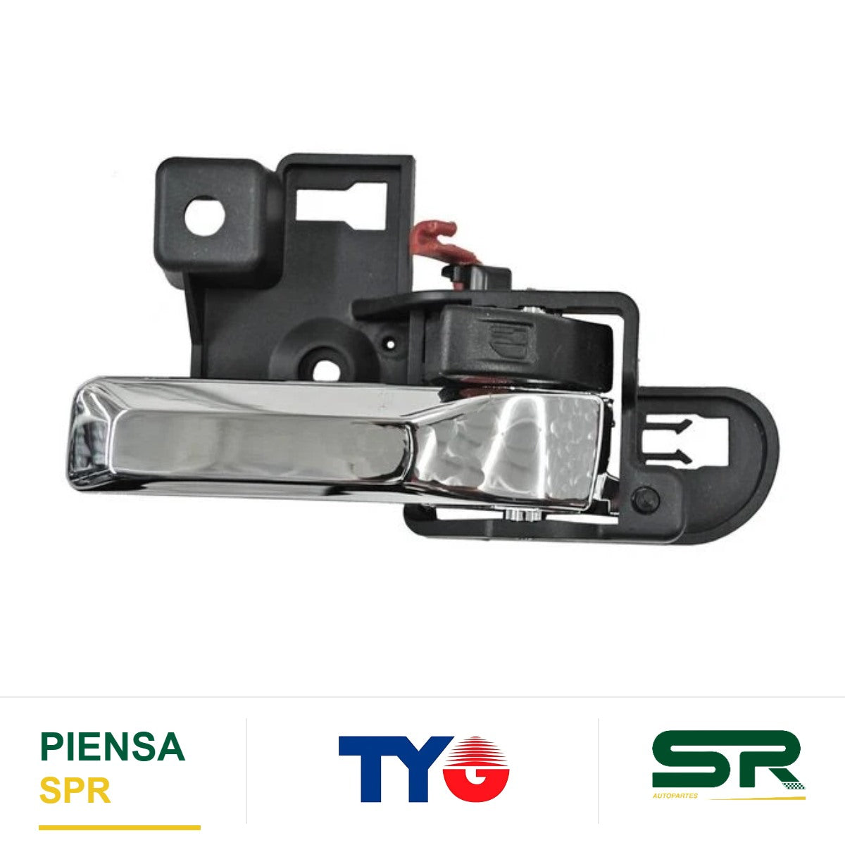 MANIJA INTERIOR DELANTERA DERECHA NEGRA CROMADA PLÁSTICO JEEP WRANGLER 2011-2015 / / TRAS TYG
