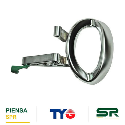 MANIJA INTERIOR DELANTERA IZQUIERDA PLATA PLÁSTICO JEEP LIBERTY 2002-2007 / COMMANDER 2006-2010 S / BASE / TRAS TYG