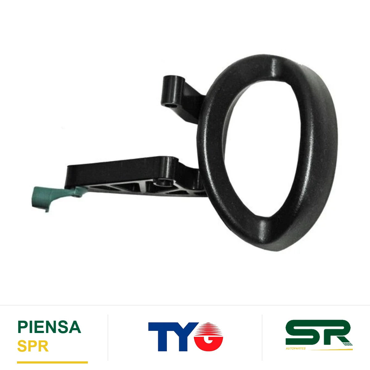 MANIJA INTERIOR DELANTERA IZQUIERDA NEGRA PLÁSTICO JEEP LIBERTY 2002-2007 / COMMANDER 2006-2010 S / BASE / TRAS TYG