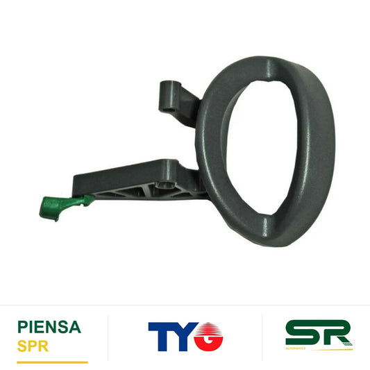MANIJA INTERIOR DELANTERA IZQUIERDA GRIS PLÁSTICO JEEP LIBERTY 2002-2007 / COMMANDER 2006-2010 S / BASE / TRAS TYG