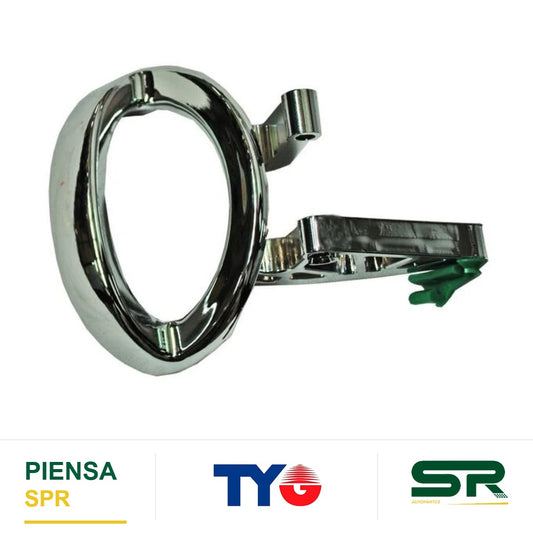 MANIJA INTERIOR DELANTERA DERECHA CROMADA PLÁSTICO JEEP LIBERTY 2002-2007 / COMMANDER 2006-2010 S / BASE / TRAS TYG