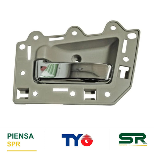 MANIJA INTERIOR DELANTERA IZQUIERDA CROMADA BEIGE PLÁSTICO JEEP GRAND CHEROKEE LIMITED 2005-2011 TYG