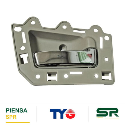 MANIJA INTERIOR DELANTERA DERECHA CROMADA BEIGE PLÁSTICO JEEP GRAND CHEROKEE LIMITED 2005-2011 TYG