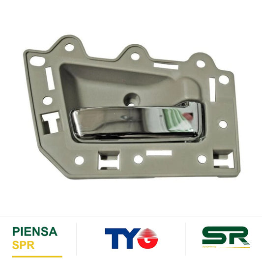 MANIJA INTERIOR DELANTERA DERECHA CROMADA BEIGE PLÁSTICO JEEP GRAND CHEROKEE LIMITED 2005-2011 TYG