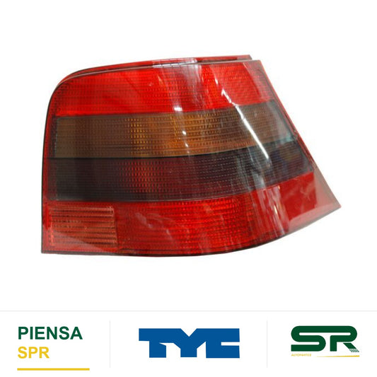 CALAVERA DERECHA SIN ARNÉS OSCURA ROJO/BLANCO VOLKSWAGEN ÁMBAR GOLF 2000-2004 TYC