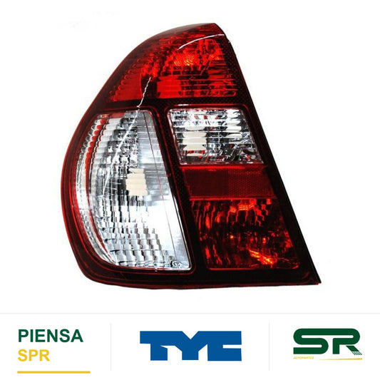 CALAVERA IZQUIERDA SIN ARNÉS ROJO/BLANCO NISSAN PLATINA 2007-2010 TYC