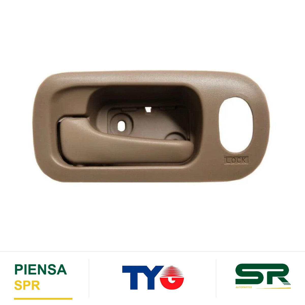 MANIJA INTERIOR DELANTERA IZQUIERDA BEIGE PLÁSTICO HONDA CR-V 2002-2006 TYG