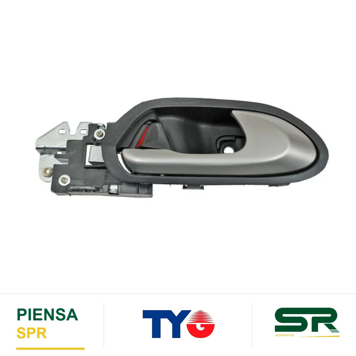 MANIJA INTERIOR TRASERA DERECHA NEGRA PLATA PLÁSTICO HONDA CIVIC 2006-2011 TYG