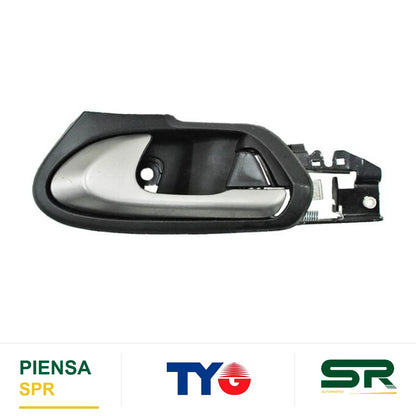 MANIJA INTERIOR DELANTERA IZQUIERDA GRIS PLATA PLÁSTICO HONDA CIVIC 2006-2011 TYG
