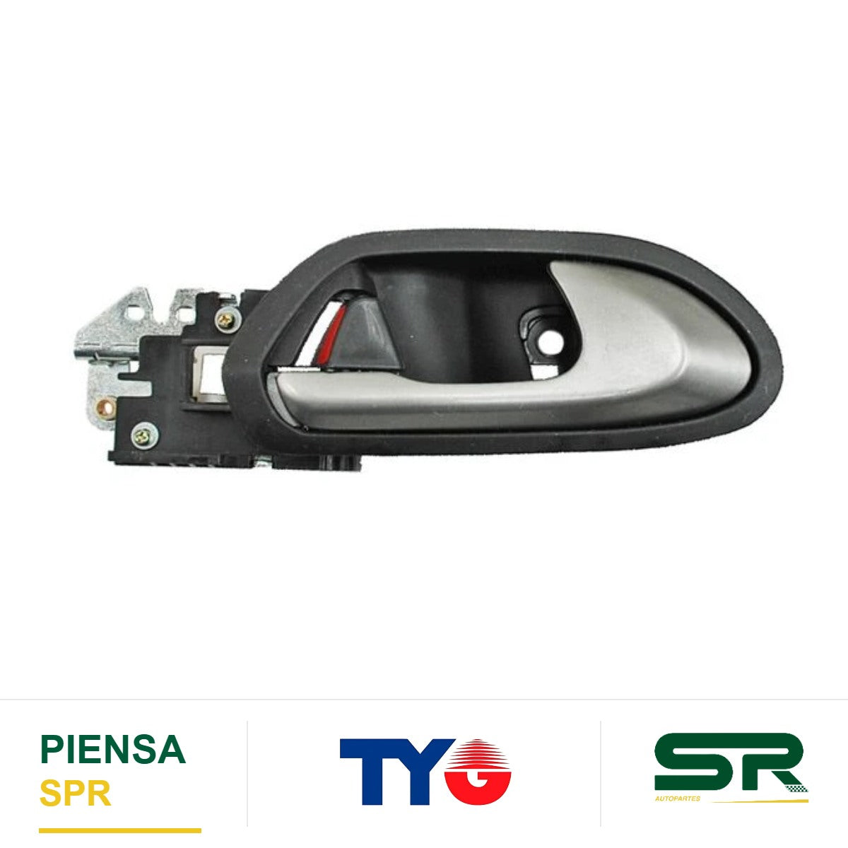 MANIJA INTERIOR DERECHA NEGRA PLATA PLÁSTICO HONDA CIVIC 2006-2011 2P TYG