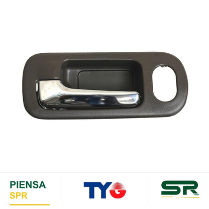 MANIJA INTERIOR DELANTERA IZQUIERDA CON HOYO CROMADA PLÁSTICO HONDA CIVIC 2001-2005 CAFE / P / SEGURO TYG