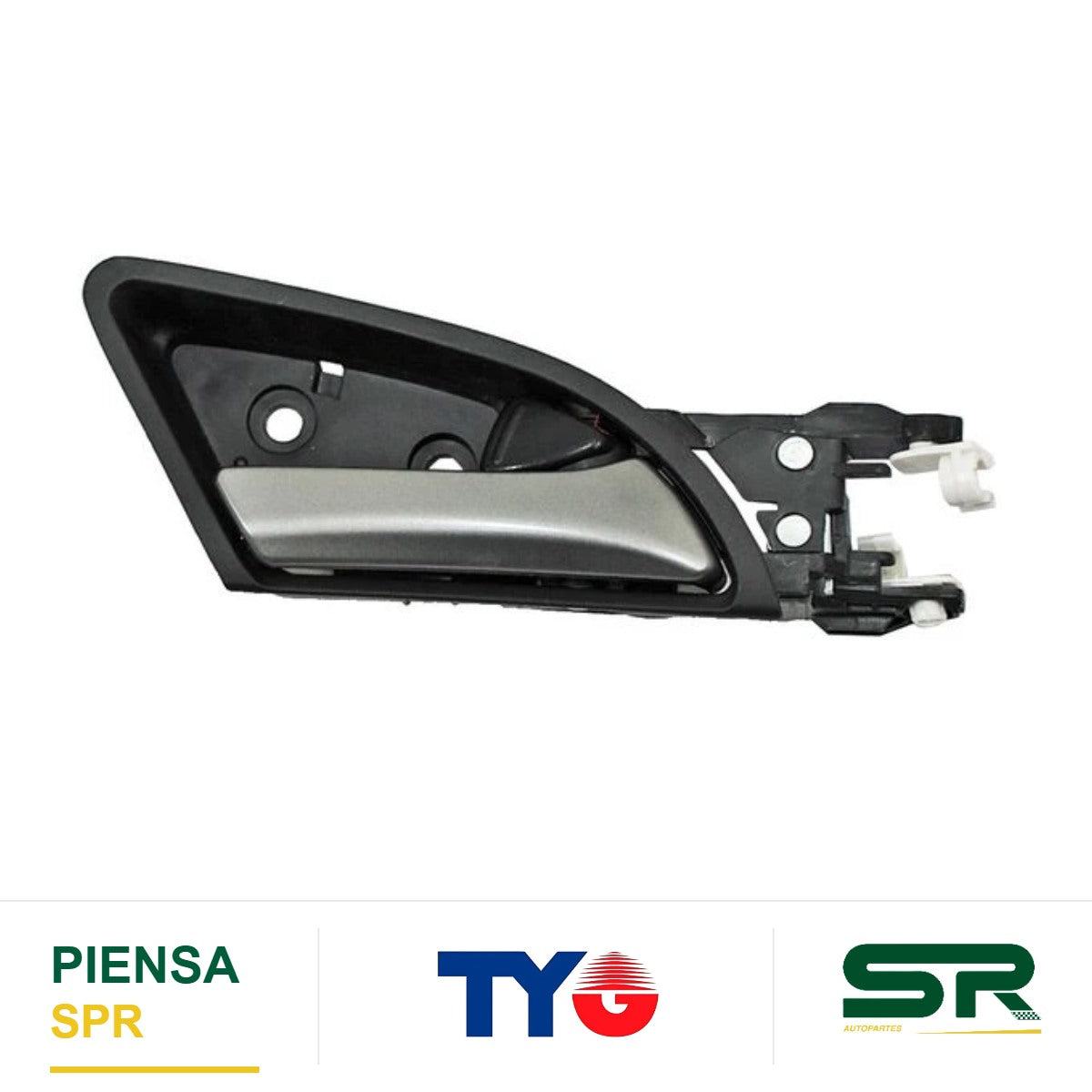 MANIJA INTERIOR DELANTERA DERECHA GRIS PLATA PLÁSTICO HONDA ACCORD 2008-2012 2 / 4P / / TRAS TYG