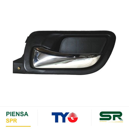 MANIJA INTERIOR DELANTERA IZQUIERDA NEGRA CROMADA PLÁSTICO HONDA ACCORD 2003-2007 TYG