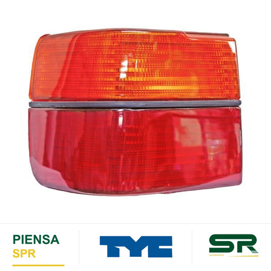 CALAVERA IZQUIERDA SIN ARNÉS VOLKSWAGEN ROJO/ÁMBAR JETTA 1993-1998 TYC