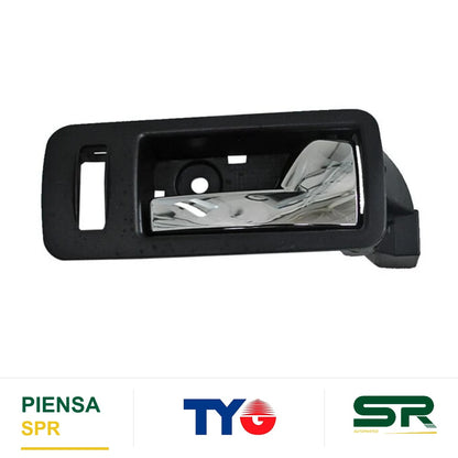MANIJA INTERIOR DELANTERA DERECHA NEGRA CROMADA PLÁSTICO FORD MUSTANG 2005-2014 TYG