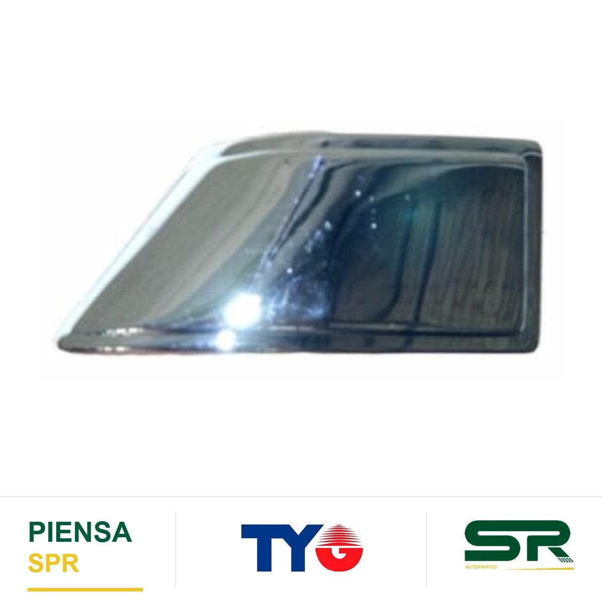 MANIJA INTERIOR DERECHA CROMADA METAL FORD PICKUP 1973-1979 / TOPAZ 1984-1994 / GHIA 1988-1994 TYG