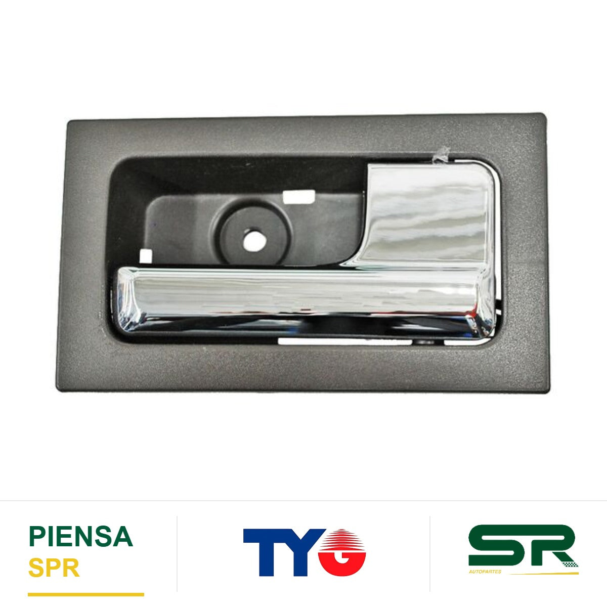 MANIJA INTERIOR DELANTERA DERECHA CROMADA PLÁSTICO FORD PICKUP 2009-2014 SEGURO ELECTRICO / TRAS TYG
