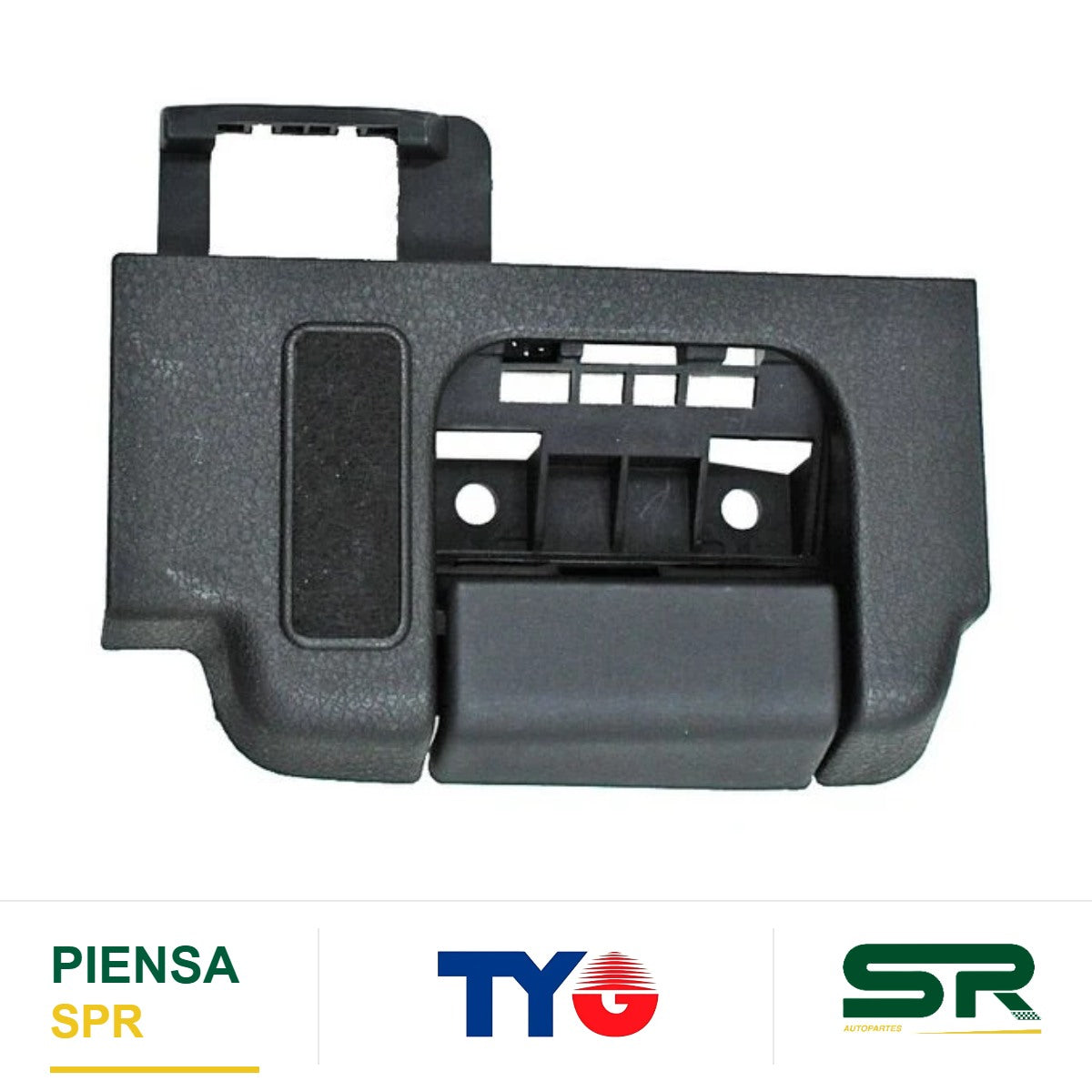 MANIJA INTERIOR TRASERA IZQUIERDA NEGRA PLÁSTICO FORD PICKUP 2009-2014 CABINA EXTENDIDA TYG